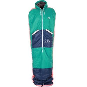 SLPY The NEW Wearable Sleeping Bag - Sleepy Medium Purple on Green