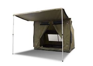 NEW OZTENT RV3 CANVAS TOURING TENT RIPSTOP POLYCOTTON CANVAS 3 PERSON CAMPING