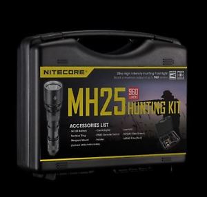 NEW NITECORE MH25 HUNTING FLASHLIGHT KIT 960 LUMENS WATERPROOF IMPACT RESISTANT