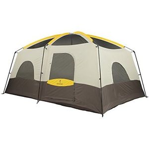 Camping Tent Big Horn Family 2 Large Doors 2 Room Design Weather Protection NEW