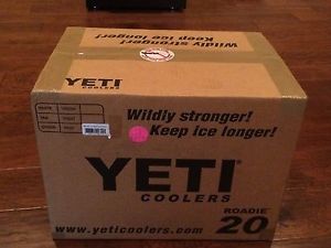 Yeti PINK roadie cooler