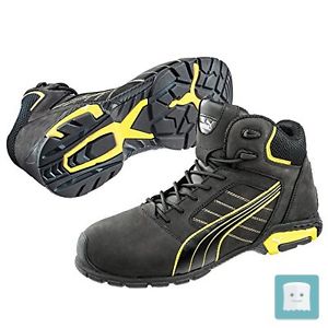 PUMA SAFETY - SCARPA, NERO/GIALLO/BLANCO/GRIGIO, TAGLIA 39