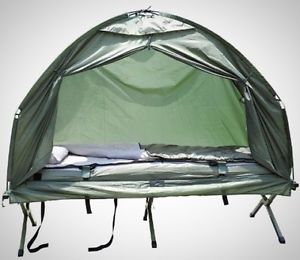 Outdoor Camping Pop Up Cot Hiking Tent Mattress Lightweight Sleeping Bag Sturdy