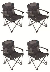 4 x Kampa Stark 180 Folding Camping Chair Max Load 180Kg