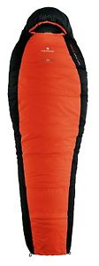 Ferrino Micro Plus W.T.S. Synthetic Sleeping Bag, Orange and Black