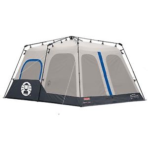 Coleman 2000018295 8-Person Instant Tent Black (14x10 Feet) Blue