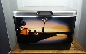 Coleman Cooler~Super Rare~Discontinued 2003~ Exclusively With Camping Graphics