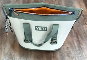 YETI Hopper Two 30 Field Tan/Blaze Orange New In Box!