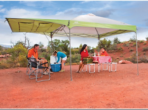 Coleman Instant  Canopy Sunwall With Straight Swing Wall Party Tent 10' X 10'