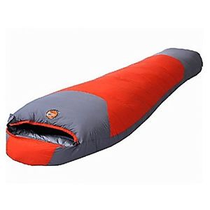 lookshop Single Sleeping Bag Orange 1100g 220x80 cm