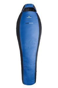 Ferrino Diable 700 W.T.S Feather Sleeping Bag, Blue, Black, Left
