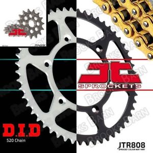 Suzuki DR-Z400 SM-K5-K9,L0-L5 2005-15 DID Chaîne & JT Kit Chaîne 15/41T