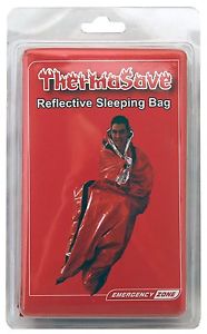 Emergency Zone 120 Reflective Sleeping Bag, Multi-Layer Bivy Sack, Pack of 2
