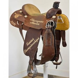 Used 15" USTRC Trophy Roping Saddle by Martin Saddlery Code: U15USTRC16KANCHA