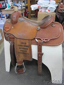 Jeff Smith Roping Saddle 16" Lightly Used Roper