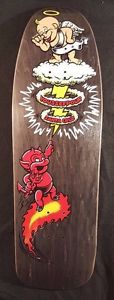 Rare 1990 Santa Cruz Mike Youssefpour Angel & Devil Vintage NOS Skateboard Deck