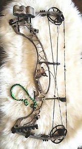 Hoyt Spyder 30 Left Hand QAD HDX, matching 2pc Hoyt Quiver sling 60-70# mint con