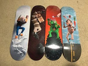 Supreme X Mike Hill Skateboard Deck Complete Set of 4 Skate Deck