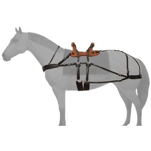 Tough-1 Saddle Classic Sawback Pack Working Horse Durable Tack 74-1000