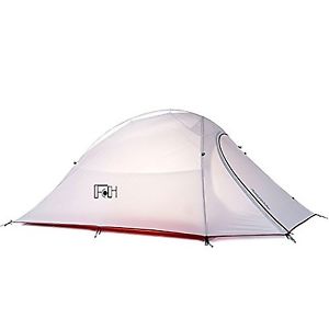 Ubens 2 Person Outdoor Tent Double-layer Tent Waterproof Camping Tent Lightwe...