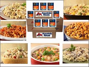 45 DAY MOUNTAIN HOUSE FOOD RESERVE #10 CAN CASES FREEZE DRIED Newly manufactured