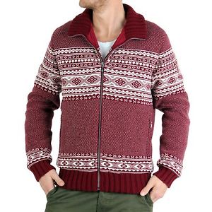 GEOSPIRIT uomo inverno Pieghevole Giacca Balmhorn Red GEU0209 Taglia M