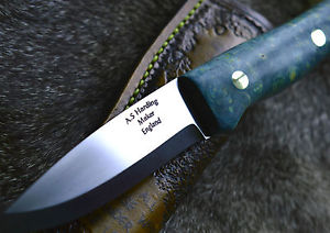 Bushcraft knife hand made woodlore style.