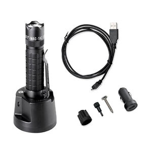 Maglite MAG-TAC LED Rechargeable Crown Bezel 543 lumens - USB charging base