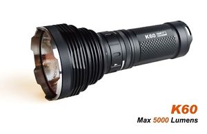 ACEBeam K60 Cree XHP70 5000lumens 704meter Flashlight Black