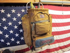 Vintage JANSPORT USA LARGE BACKPACK Hiking Climbing Camping Aluminum