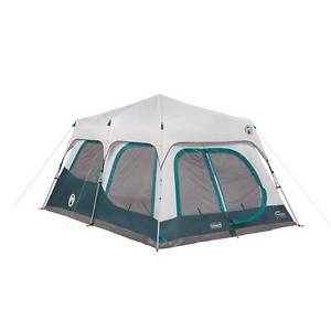 Coleman 10 Person Instant Cabin Tent 60 Sec Set up Camping house Shelter Camp AU