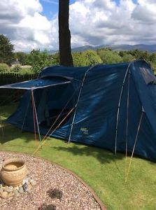 Regatta 6 Man Hydrofort, 3 Bedroom Tent with Living Space and 2 Doors