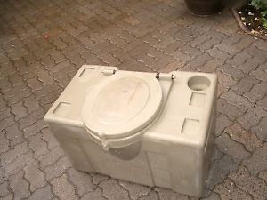 PVC WC Recipiente Depósito extraíble para Camping Jardín Keller o
