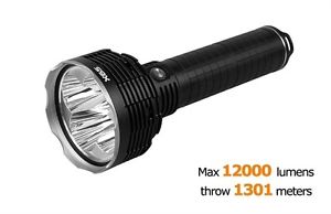AceBeam X65 12000Lm 1301Meters 5 x CREE XHP35 High Intensity Search Flashlight