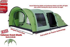 Coleman FastPitch™ Air Valdes 6XL Tent 2017 Model with FREE Coleman Event Dome
