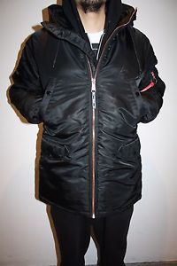 Alpha Industries N3-B PM Giacca Bomber Pilota nero nuovo 168142 /03 nero