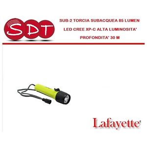 SUB-2 TORCH DIVING 85 LUMEN LED CREE XP-C HIGH BRIGHTNESS DEPTH' 30 M