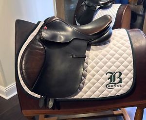 16.5 Albion Close Contact Saddle, Regular Flap, Wide Tree (5" to 5.25")