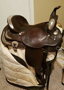 Circle Y Western Show Saddle 15" Equitation Seat