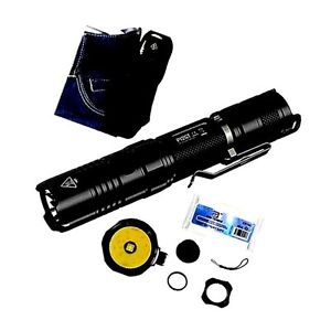 Bundle: Nitecore P12GT Tactical Flashlight CREE XP-L HI V3 1000Lm Compact ..