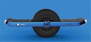 One Wheel Electric Skateboard Ultra Wide Tire Samsung Battery LED Scooter Blue
