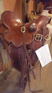 Jeff Morrow (Shooting Star Saddlery) 15" Saddle