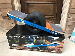 ONE WHEEL + has 3 Miles On It, extra bumpers and fender kit included