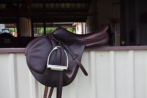 2016 CWD MONOFLAP SADDLE 17.5 Forward Flap ( FREE SHIPPING) full grain leather