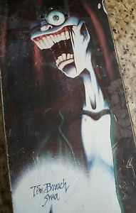 Rare Vintage 1993 Tim Brauch SMA Everslick skateboard Santa Cruz natas slick