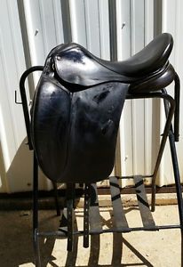 Marcel Toulouse Aachen dressage saddle 18 M ( leathers and girth included )