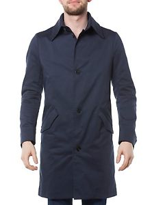 NUOVO DRYKORN CAPPOTTO GIACCA UOMO 112420 SHRODED BLU SCURO BLUE UOMO
