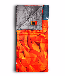 The North Face Homestead Twin 20 -7 Degree Camping Sleeping Bag Poly Orange