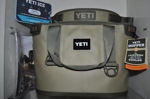 YETI Hopper 20 Soft-Side Cooler Bag Beige Dark  SHIPS FREE IN USA