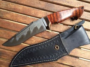custom messer knife Jagdmesser  bowie bushcraft mit HAMON
